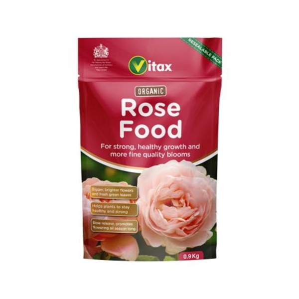 Vitax Organic Rose Food Pouch 0.9kg