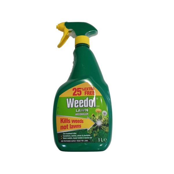 Weedol Lawn Weedkiller - 25% Free