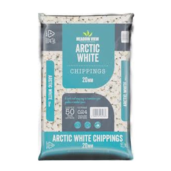 Arctic White Chippings