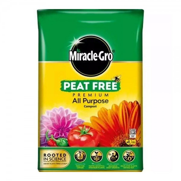 Miracle-Gro Moisture All Purpose Peat Free 40L - Special Offer 2 for £12