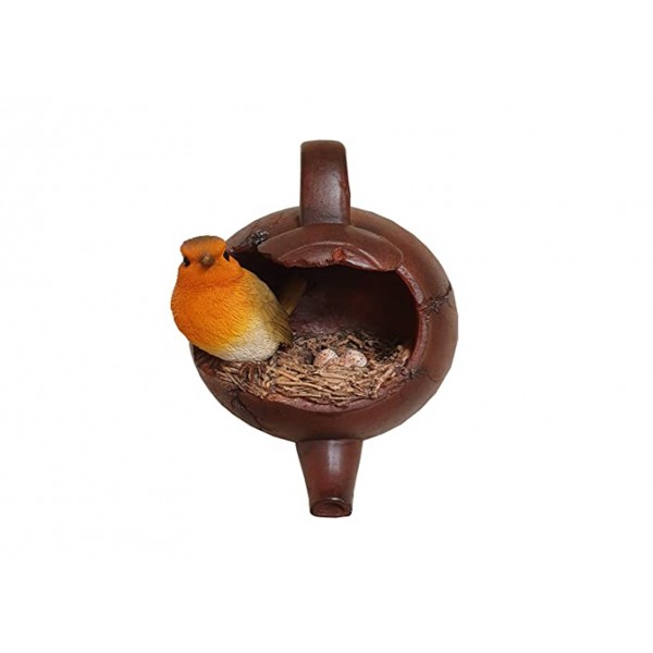Hanging Robin's Nest in a Teapot