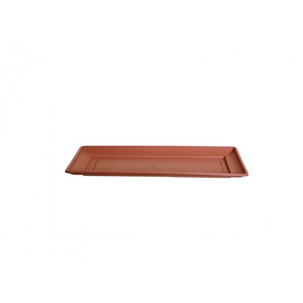 Plastic Venetian Window Box Tray Terrecotta 40cm