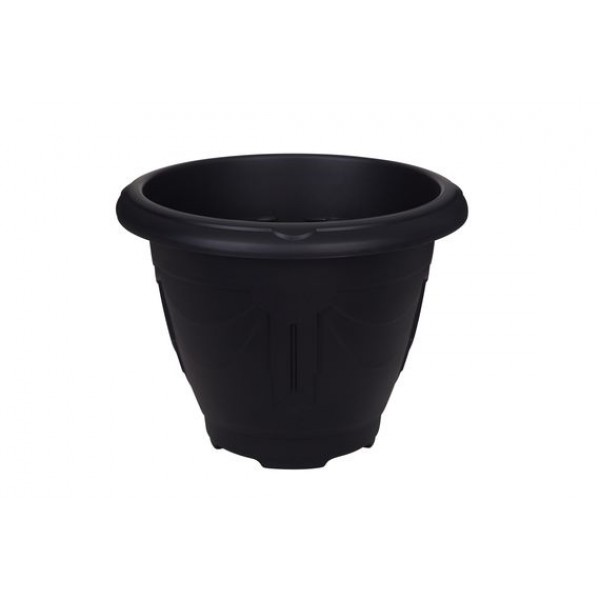 Plastic Round Venetian Black 43cms