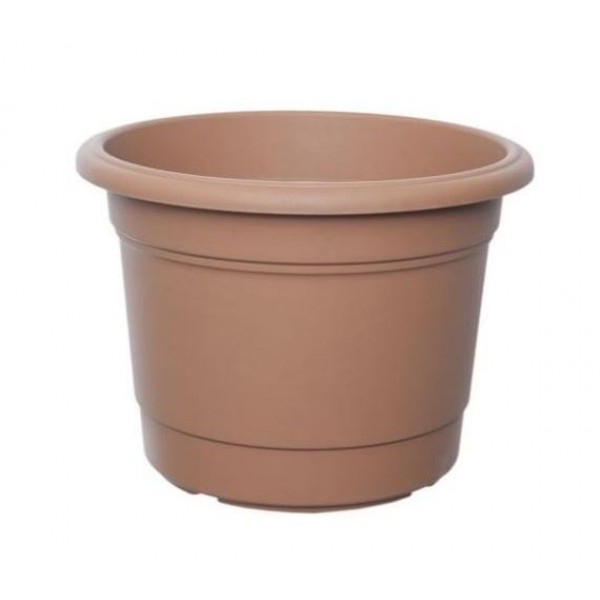 Planter - Plastic - Round - Terracotta - 50cms