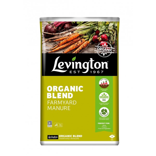Levington Organic Blend Farmyard Manure 50L - Special 3 for £12