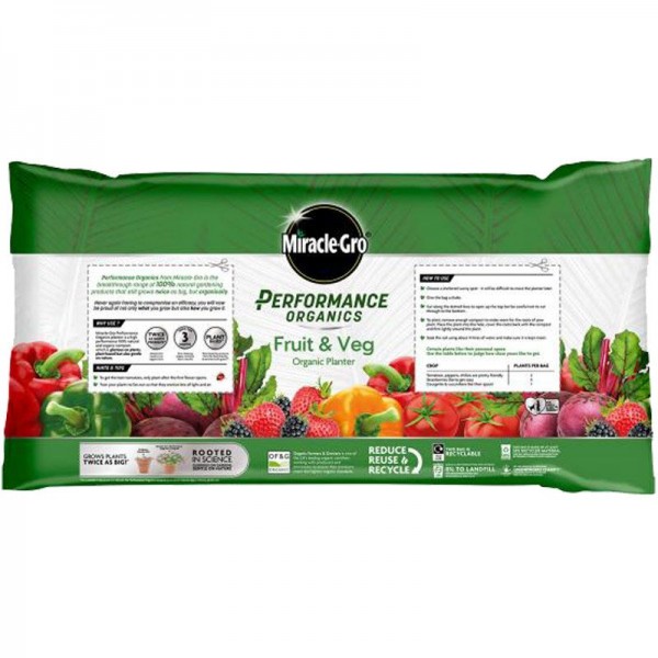 Performance Organics Fruit & Veg Planter (2 Plant)